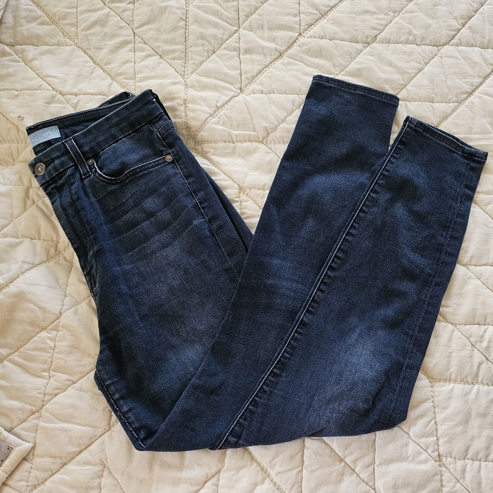 7 For All Mankind B(Air) High Waist Ankle Skinny Jeans